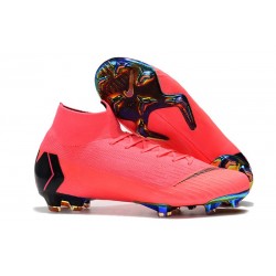 Nouvelles Chaussure Foot Nike Mercurial Superfly VI 360 Elite FG Rose