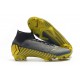 Nouvelles Chaussure Foot Nike Mercurial Superfly VI 360 Elite FG Gris Noir