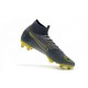 Nouvelles Chaussure Foot Nike Mercurial Superfly VI 360 Elite FG Gris Noir