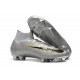 Nouvelles Chaussure Foot Nike Mercurial Superfly VI 360 Elite FG Argent Noir