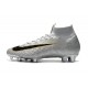 Nouvelles Chaussure Foot Nike Mercurial Superfly VI 360 Elite FG Argent Noir