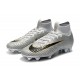 Nouvelles Chaussure Foot Nike Mercurial Superfly VI 360 Elite FG Argent Noir