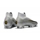 Nouvelles Chaussure Foot Nike Mercurial Superfly VI 360 Elite FG Argent Noir