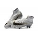 Nouvelles Chaussure Foot Nike Mercurial Superfly VI 360 Elite FG Argent Noir