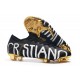 Cristiano Ronaldo CR7 Nike Mercurial Vapor 12 Elite FG Noir Or