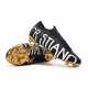 Cristiano Ronaldo CR7 Nike Mercurial Vapor 12 Elite FG Noir Or