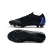 Nouvelle Chaussures de Football Nike Mercurial Vapor 12 Elite FG Noir Bleu