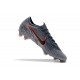 Nouvelle Chaussures de Football Nike Mercurial Vapor 12 Elite FG Gris Noir Orange