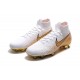 Crampons Football Nike Mercurial Superfly 6 Elite FG Blanc Or