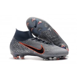 Crampons Football Nike Mercurial Superfly 6 Elite FG Gris Noir