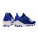 Crampons Nouveaux adidas X 19.1 FG Bleu Blanc