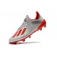 Crampons Nouveaux adidas X 19.1 FG Rouge Argent