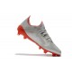 Crampons Nouveaux adidas X 19.1 FG Rouge Argent