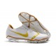 Nike Crampons Homme Phantom VNM Elite FG Blanc Or