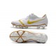 Nike Crampons Homme Phantom VNM Elite FG Blanc Or