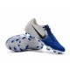 Nike Crampons Homme Phantom VNM Elite FG Blanc Bleu