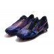 Nike Crampons Homme Phantom VNM Elite FG Obsidienne Bleu Noir