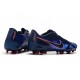 Nike Crampons Homme Phantom VNM Elite FG Obsidienne Bleu Noir