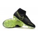 Nike Phantom Vision Elite DF FG Crampons de Foot Noir Volt