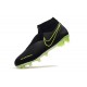 Nike Phantom Vision Elite DF FG Crampons de Foot Noir Volt