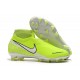 Nike Phantom Vision Elite DF FG Crampons de Foot Volt Blanc