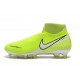 Nike Phantom Vision Elite DF FG Crampons de Foot Volt Blanc
