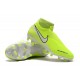 Nike Phantom Vision Elite DF FG Crampons de Foot Volt Blanc
