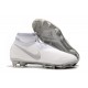 Nike Phantom Vision Elite DF FG Crampons de FootNike Phantom Vision Elite DF FG Crampons de Foot Blanc