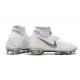 Nike Phantom Vision Elite DF FG Crampons de FootNike Phantom Vision Elite DF FG Crampons de Foot Blanc