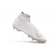 Nike Phantom Vision Elite DF FG Crampons de FootNike Phantom Vision Elite DF FG Crampons de Foot Blanc