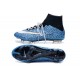 Nouveau 2015 Crampons Nike Mercurial Superfly FG Bleu Blanc Noir