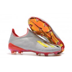 Chaussure adidas X 19+ FG - Redirect Pack Argent Rouge