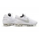 Chaussures de Foot Nike Tiempo Legend 8 Elite FG - Blanc Chrome Platine