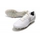 Chaussures de Foot Nike Tiempo Legend 8 Elite FG - Blanc Chrome Platine