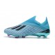 Chaussure adidas X 19+ FG - Bleu Cyan Noir