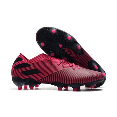 adidas Nemeziz 19.1 FG Chaussures - Rose Noir