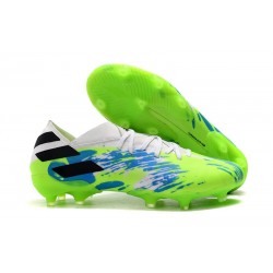 adidas Nemeziz 19.1 FG Chaussures - Vert Bleu Noir