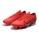 Crampons Nouveau Nike Mercurial Vapor 13 Elite FG Rouge Noir