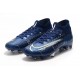 Nike Dream Speed Crampons Mercurial Superfly 7 Elite FG -Bleu