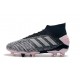 Adidas Predator 19+ FG Chaussure de Football Gris Argent Rose