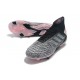 Adidas Predator 19+ FG Chaussure de Football Gris Argent Rose