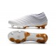 Chaussures Pour Homme Adidas Copa 19+ FG Blanc Or