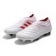 Chaussures Pour Homme Adidas Copa 19+ FG Blanc Rouge