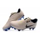 Nike Crampons Homme Phantom VNM Elite FG Sable du désert /Violet