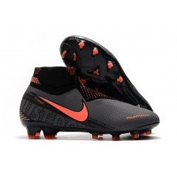 Nike Phantom VSN Elite DF FG Gris foncé /Mangue claire/Noir