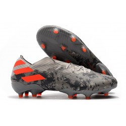 adidas Nemeziz 19.1 FG Chaussures - Gris/Orange solaire/Craie