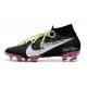 Chaussure Nike Mercurial Superfly VII Elite FG - Noir Violet Blanc
