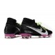 Chaussure Nike Mercurial Superfly VII Elite FG - Noir Violet Blanc