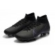 Chaussure Nike Mercurial Superfly VII Elite FG -Noir