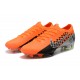 Nike Chaussures Mercurial Vapor XIII 360 Elite FG Orange Gris Noir